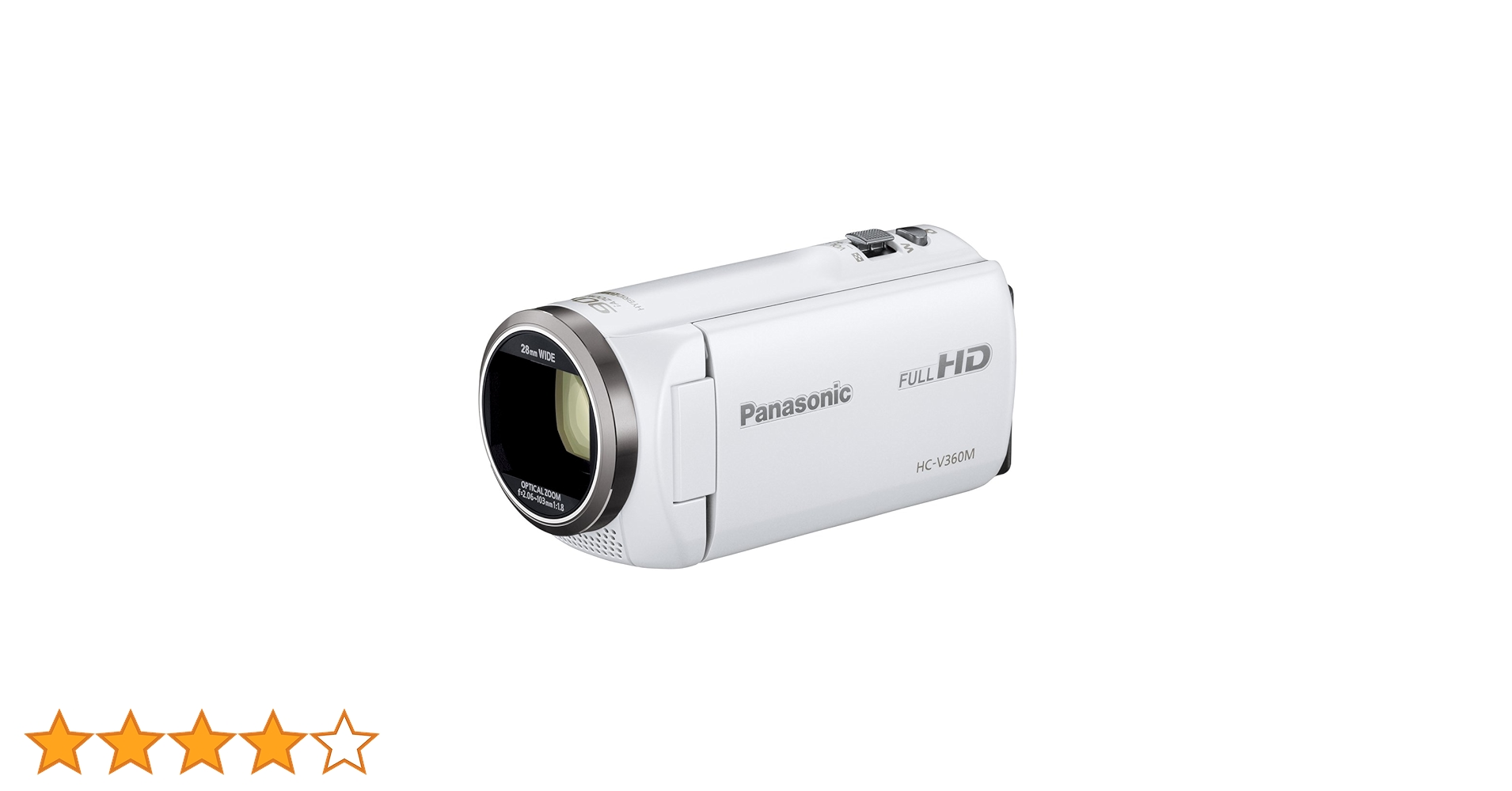 HDビデオカメラ　パナソニック　HC-V360MS Amazon.co.jp: パナソニック HDビデオカメラ V360M 16GB 高倍率